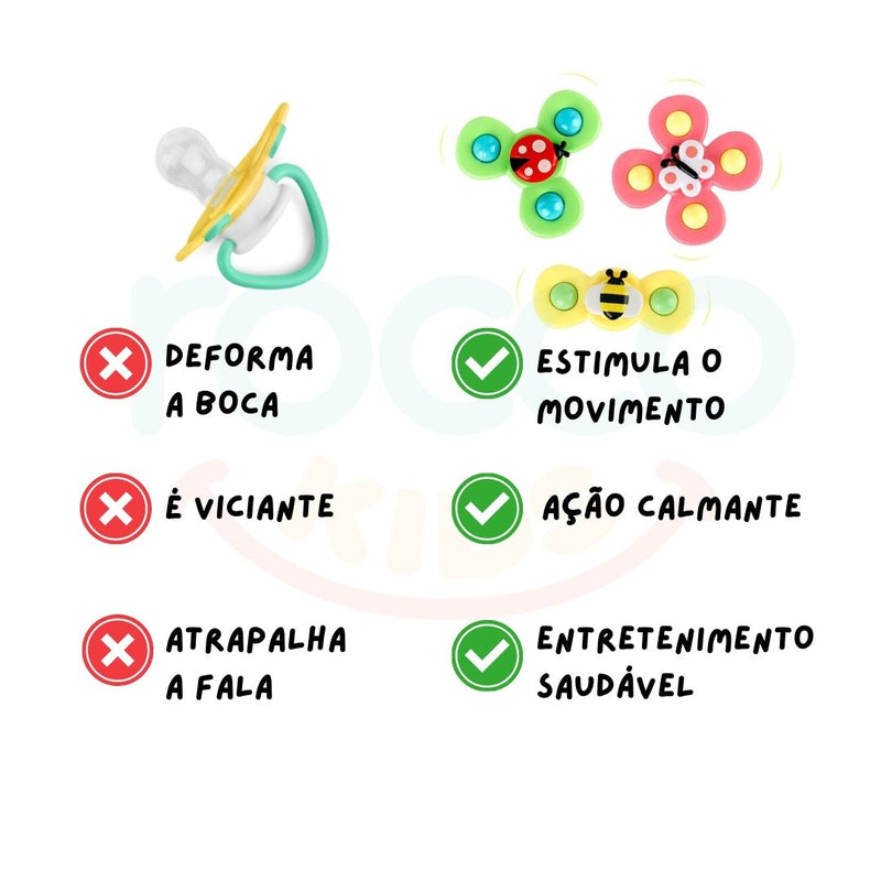 Giroscópio Baby Anti Stress®️ - KIT com 3