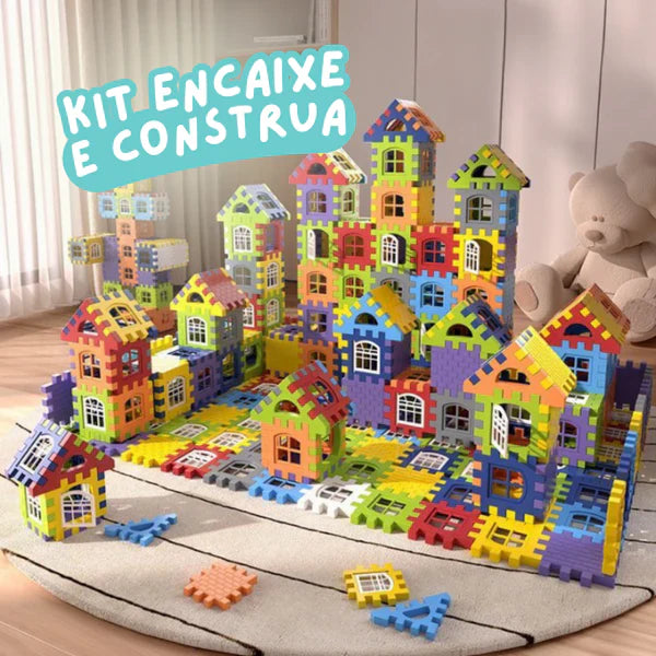 Kit Encaixe e Construa + MALETA de BRINDE