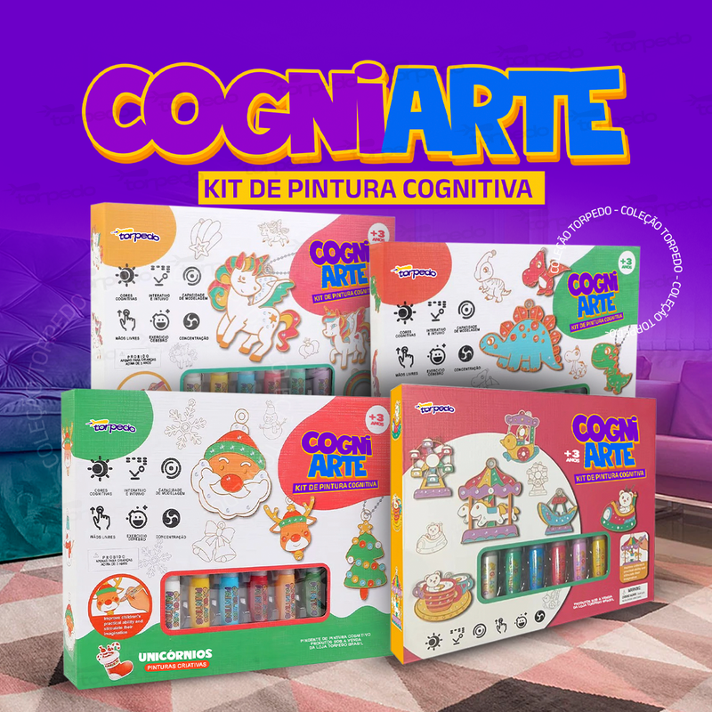 CogniArte - Kit de Pintura Cognitiva