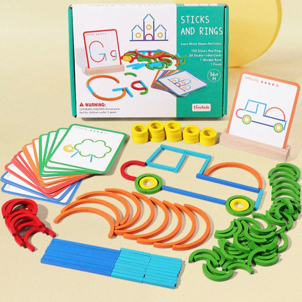 Varetas de Aprendizagem Stick & Rings